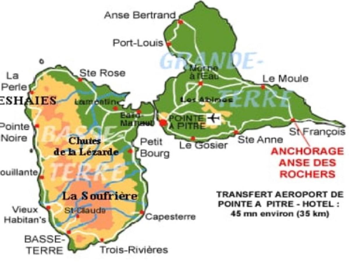 Villa Creole Domaine Prive De L'Anse Des Rochers 圣弗朗索瓦 外观 照片